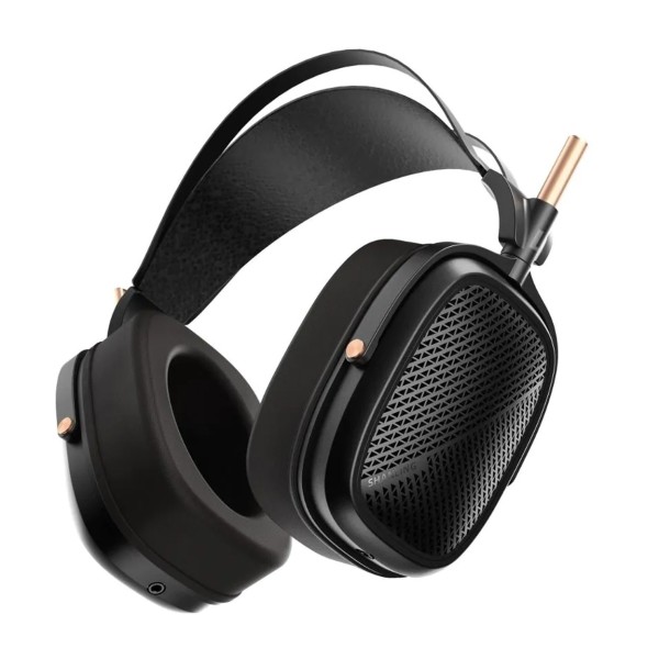 HW600 Oopen-Back Planar Headphones, Black - Angled 2