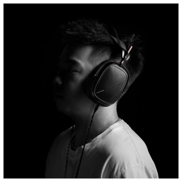 Shanling HW600 Planar Headphones, Black - Lifestyle