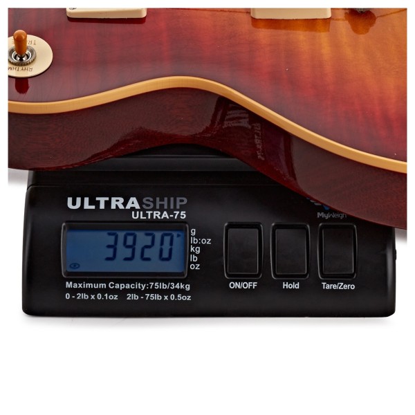 Gibson Custom 1959 Les Paul Standard Reissue Ultra Light Aged, Factory Burst #96527 - weight shot