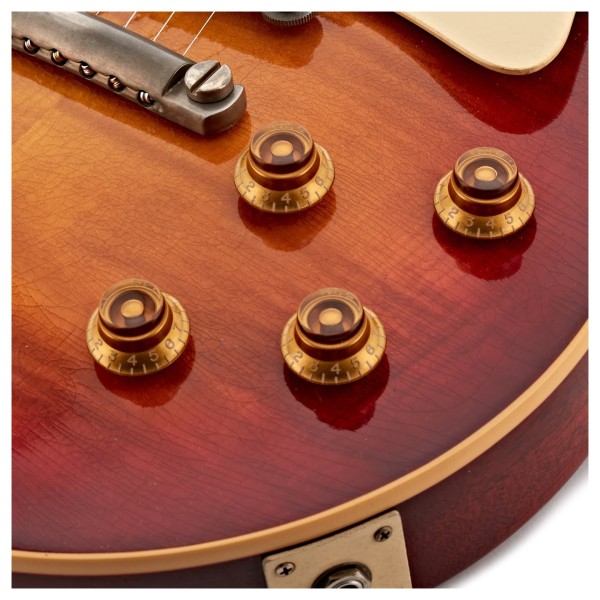 Gibson Custom 1959 Les Paul Standard Reissue Ultra Light Aged, Factory Burst #96527 - controls