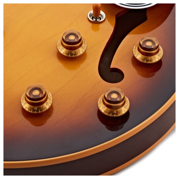 Gibson Custom Shop 1959 ES-330 Reissue, Vintage Burst #A960092 - controls