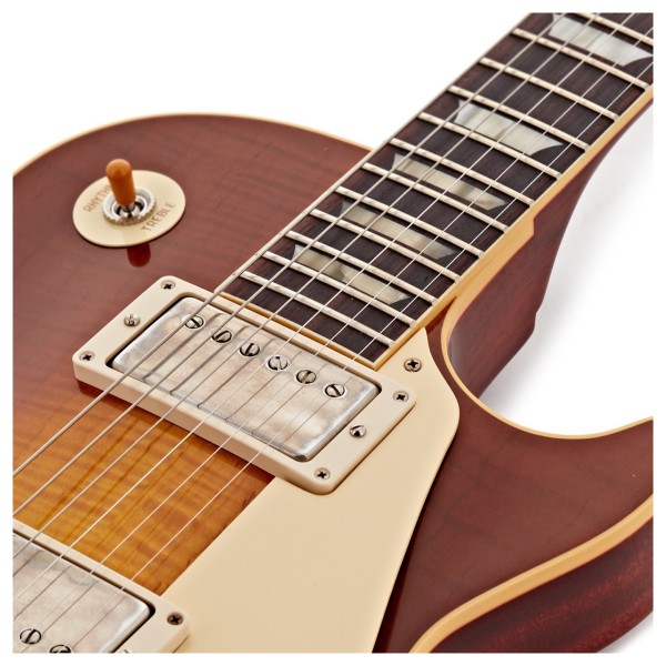 Gibson Custom 1960 Les Paul Standard Reissue VOS, Iced Tea Burst #04796 - upper frets