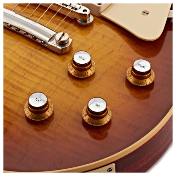 Gibson Custom 1960 Les Paul Standard Reissue VOS, Iced Tea Burst #04796 - controls