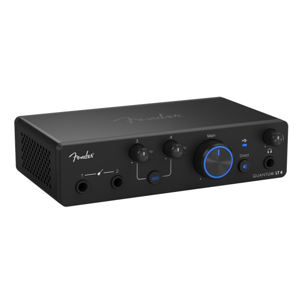 Fender Quantum LT 4 Audio Interface - Angled 2