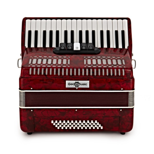 Deluxe Accordion by Gear4music, 48 Bass