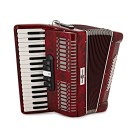 Deluxe Accordion by Gear4music, 48 Bass - Nearly New