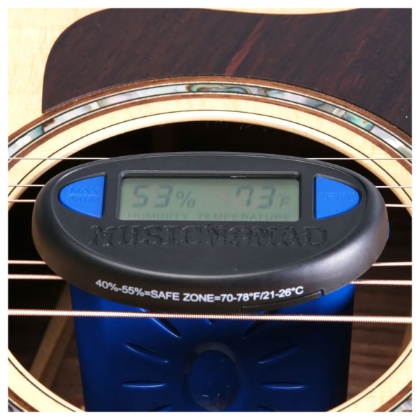 MusicNomad Humitar Acoustic Guitar Humidifier & Hygrometer