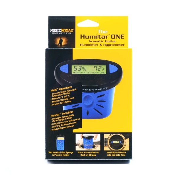 MusicNomad Humitar Acoustic Guitar Humidifier & Hygrometer