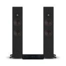 Arcam A15+ Amplifier & DALI Sonik 7 Floorstanding Speakers Hi-Fi Bundle, Black Ash