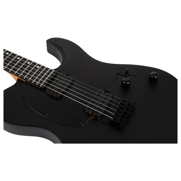 Spira Guitars T-400 Baritone MBK, Satin Black - knobs 