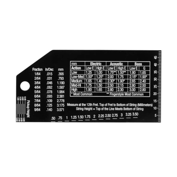 Music Nomad Precision String Action Gauge