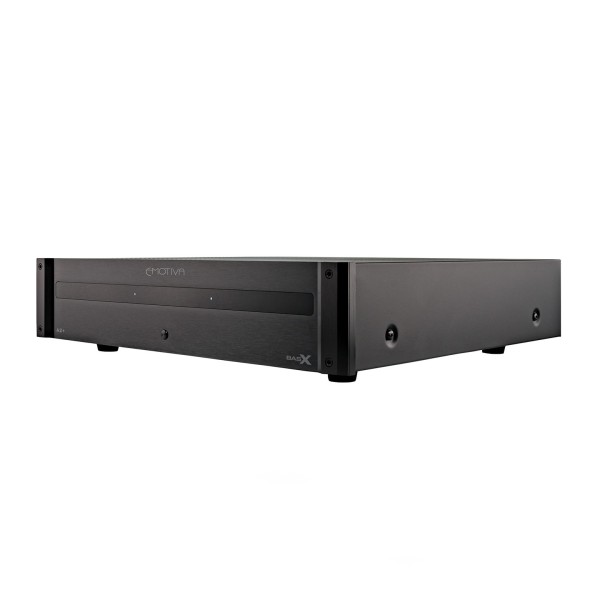 Emotiva BasX A2+ Power Amplifier, Black - angled