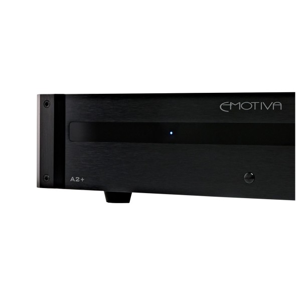 Emotiva BasX A2+ Power Amplifier, Black - front detail