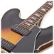 Gibson Custom Shop 1962 ES-330 Reissue, Vintage Burst #160155 - upper frets