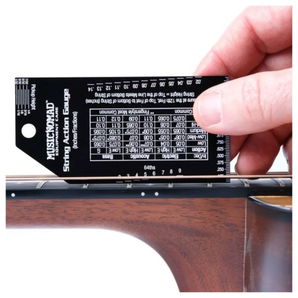 Music Nomad Truss Rod Gauge & String Action Gauge Combo