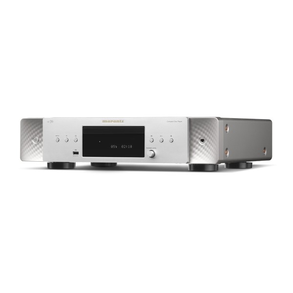 Marantz CD70 CD Player, Silver & Gold - left 