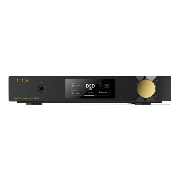 Shanling Onix Zenith XDA20 High End ESS DAC, Black - Front