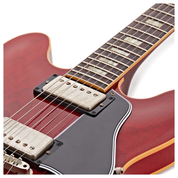 Gibson Custom 1964 ES-335 Reissue Ultra Light Aged, 60s Cherry #160070 - upper frets