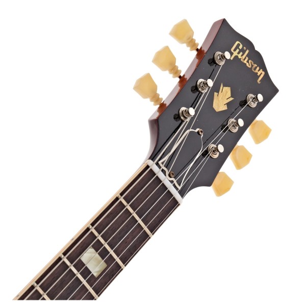 Gibson Custom 1964 ES-335 Reissue Ultra Light Aged, 60s Cherry #160070 - headstock