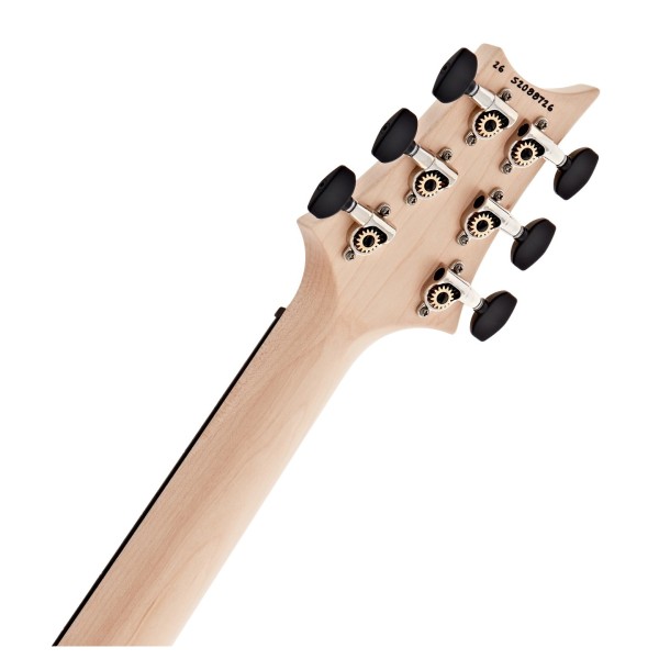 PRS S2 Vela Limited Edition, Black Limba Natural #2088726 - back of headstock