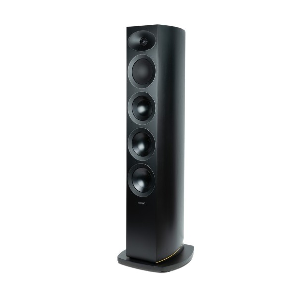 Arcam Radia R35 Floorstanding Speakers (Pair), Black - left angle