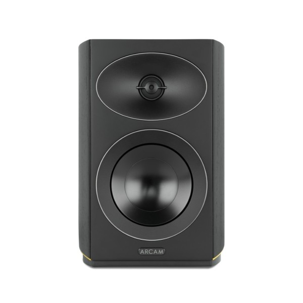Arcam Radia R15 Bookshelf Speakers (Pair), Black - front 