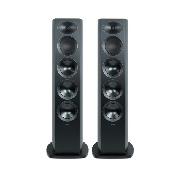 Arcam Radia R45 Floorstanding Speakers (Pair), Black front 