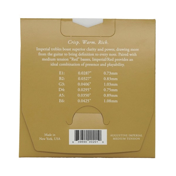 Augustine Imperials Red Classical Guitar Strings Set