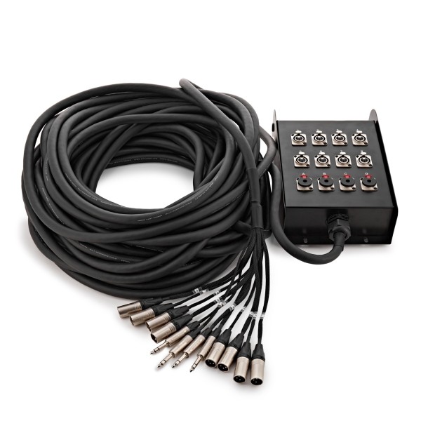 Studiospares Pro 8 XLR/4 Jack Stage Box & Snake