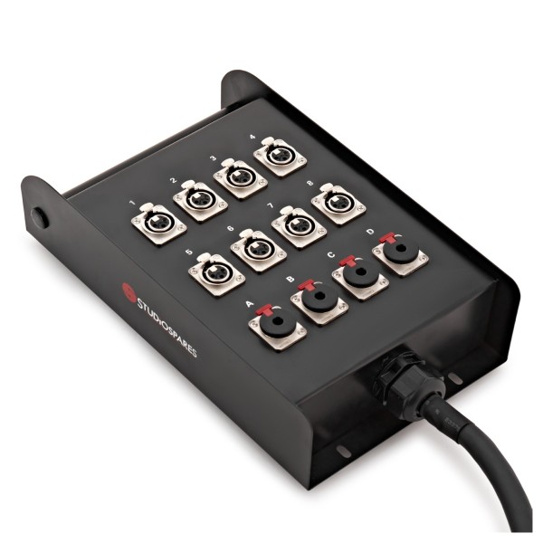 Studiospares Pro 8 XLR/4 Jack Stage Box & Snake