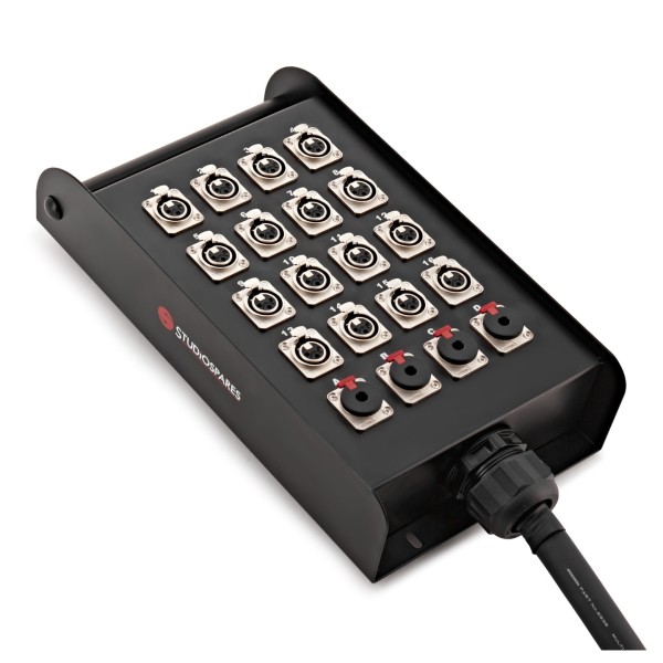 Studiospares Pro 16 XLR/4 Jack Stage Box & Snake, 10m