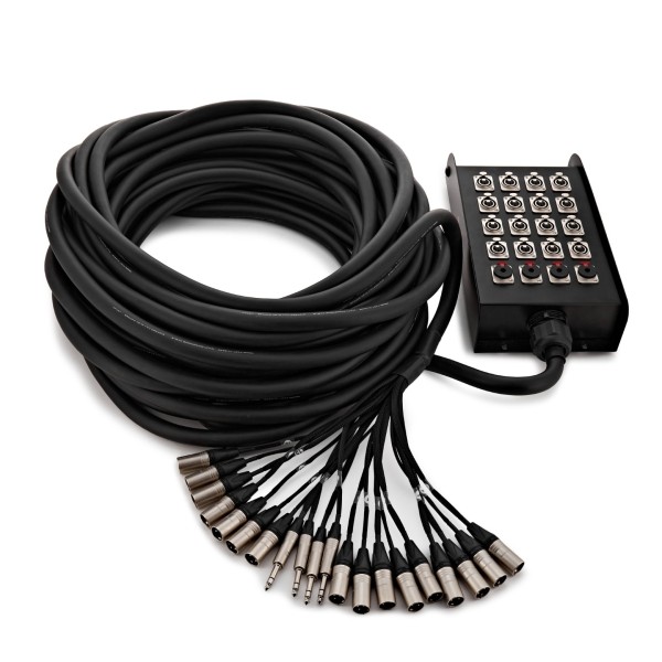 Studiospares Pro 16 XLR/4 Jack Stage Box & Snake, 30m