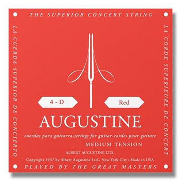 Augustine Red Label D 4th Classical Guitar String