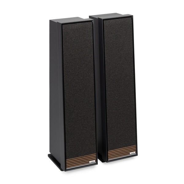 Ruark Audio Talisman-R Floorstanding Speakers, Charcoal -higher angle 