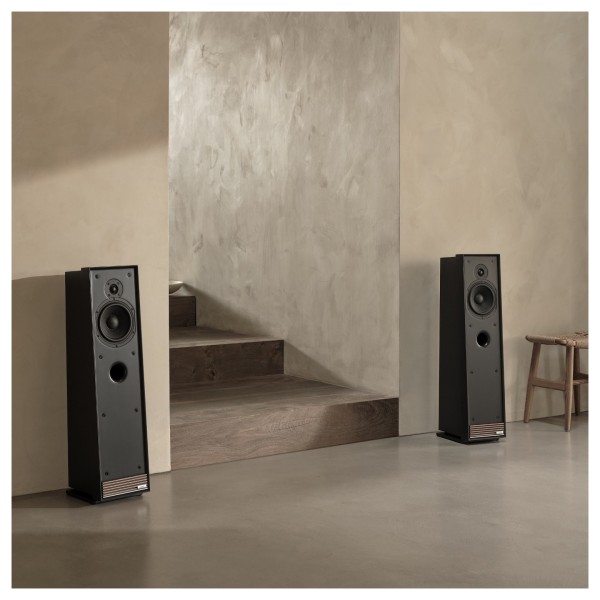Ruark Audio Talisman-R Floorstanding Speakers, Charcoal lifestyle 2