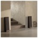 Ruark Audio Talisman-R Floorstanding Speakers, Fused Walnut - foot right  lifestyle 2