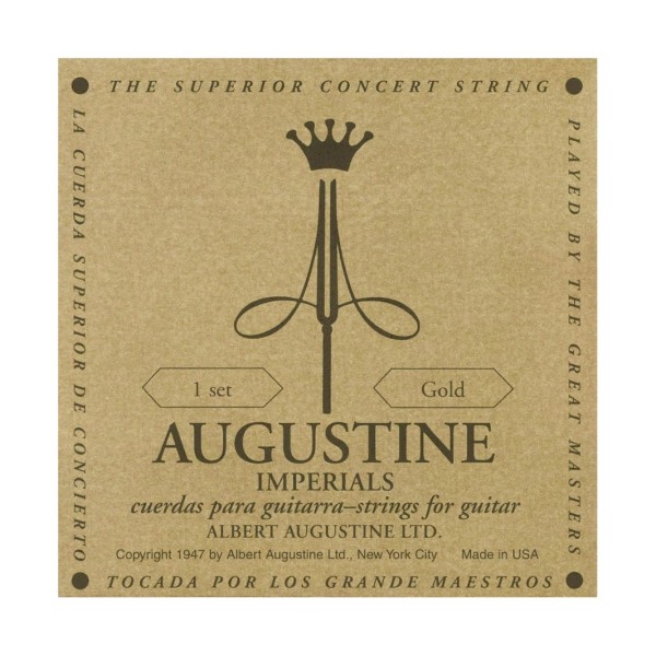 Augustine Imperials Gold Classical Guitar Strings Set