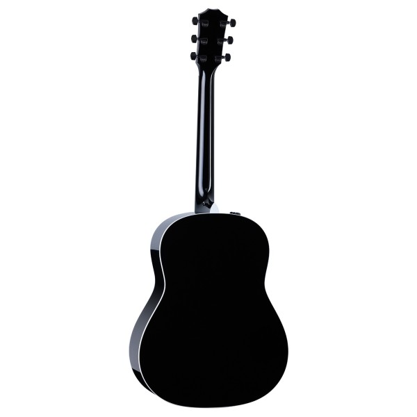 Taylor 217e-BLK Plus Grand Pacific Electro Acoustic, Black - Back, Right