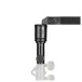 Gravity PAD SET 2 Pipe and Drape System, Black - Corner Detail