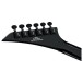 Jackson X Series Soloist SLX DX HT LRL, Gloss Black - back of headstock