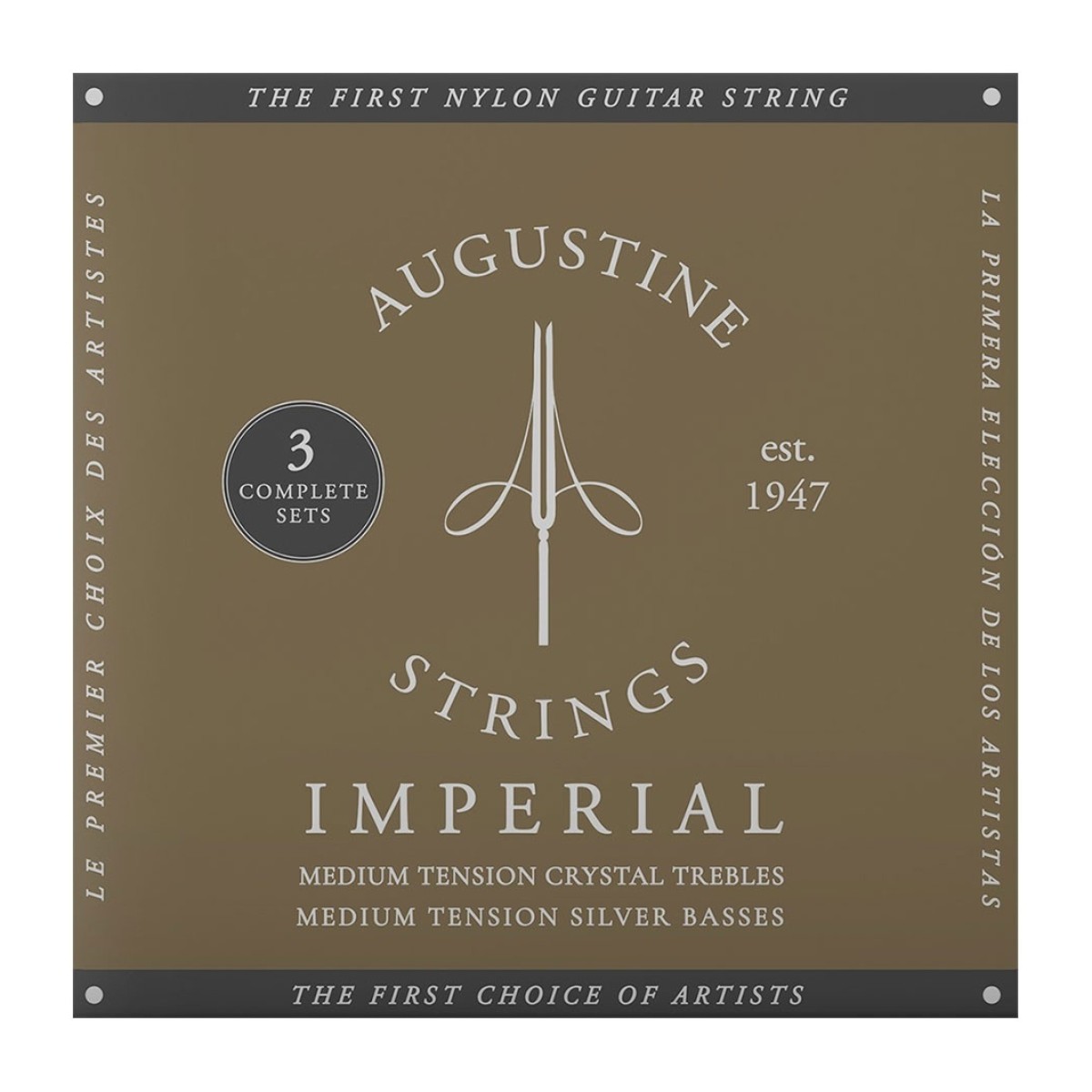Augustine Imperials Red Classical Guitar Strings 3-Pack