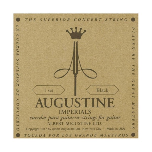 Augustine Imperials Black Classical Guitar Strings Set