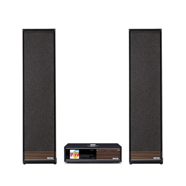 Ruark Audio R710 Music Console with Talisman-R Floorstanding Speakers, Charcoal - main 