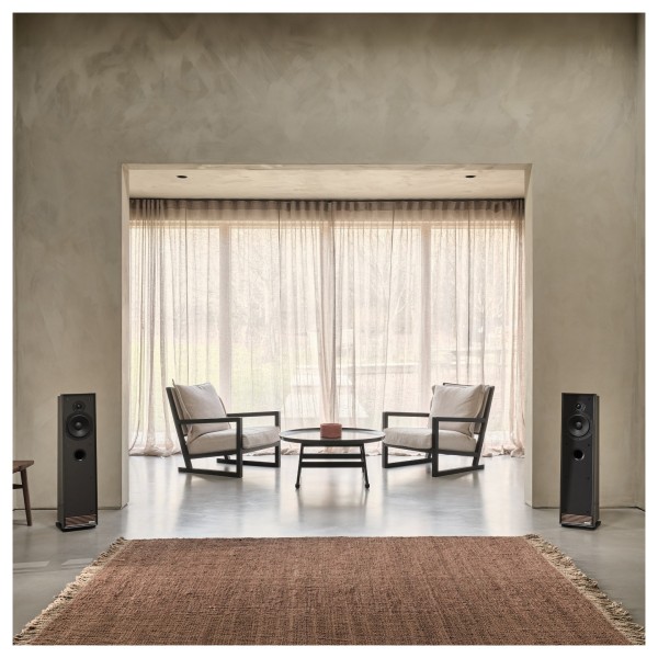 Ruark Audio Talisman-R Floorstanding Speakers, Charcoal- lifestyle 