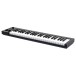 GX49 49-Note MIDI Keyboard, Black - Angled