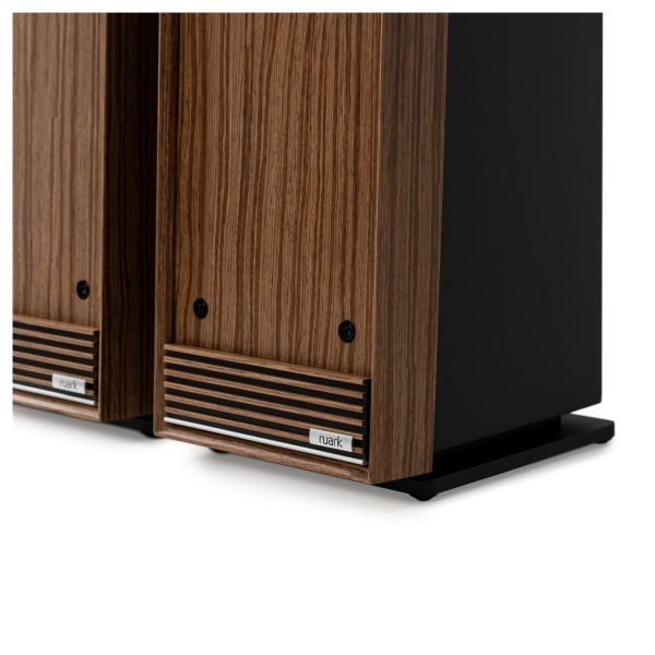Ruark Audio Talisman-R Floorstanding Speakers, Fused Walnut - base finish 
