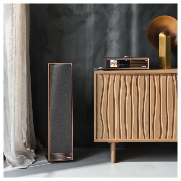 Ruark Audio R710 Music Console All-In-One System, Fused Walnut - lifestyle 1