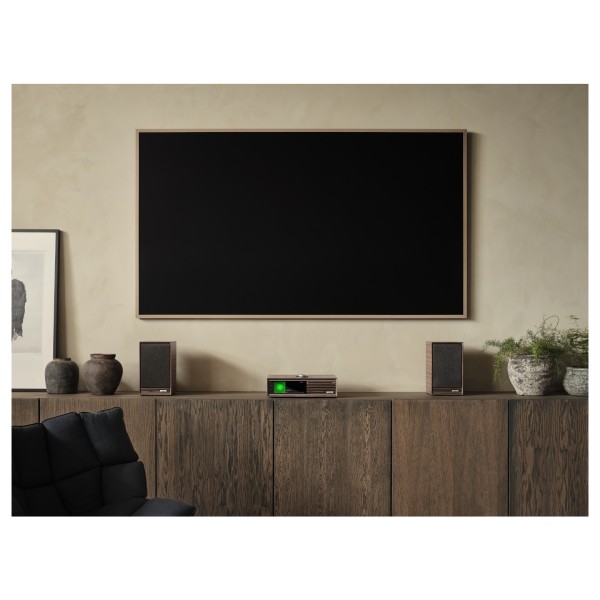 Ruark Audio R710 Music Console All-In-One System, Fused Walnut - lifestyle 3
