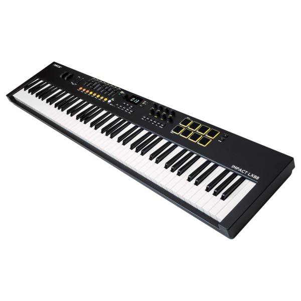 Nektar Impact LX88 MK3 MIDI Keyboard - Angled
