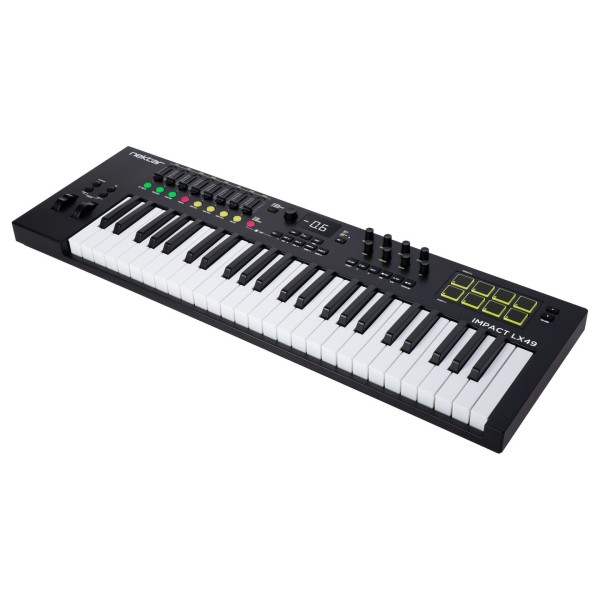 Nektar Impact LX49 MK3 MIDI Keyboard - Angled